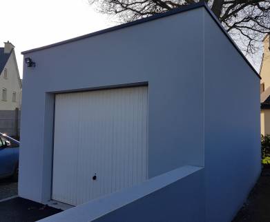 Construction d'un garage à Erquy