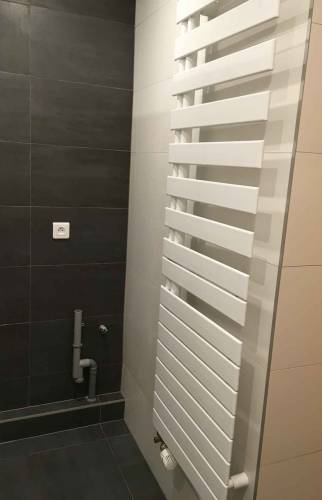 Salle de bain, radiateur sèche-serviettes, Mulhouse