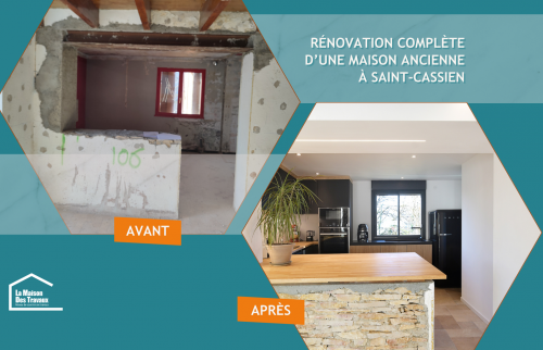 avant après rénovation maison