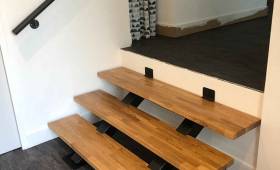 L'escalier mixte acier + bois à BLOIS (41)