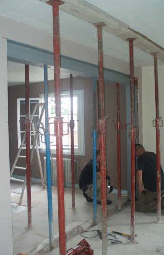 Escalier pour aménagement de combles dans plafond béton à BLOIS (41)