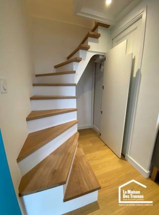 Création d'escalier en bois massif Morbihan