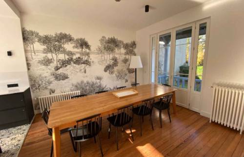 Le séjour avec parquet bois ciré