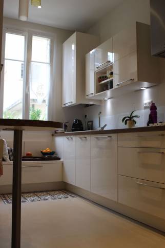 rénovation de cuisine en longueur