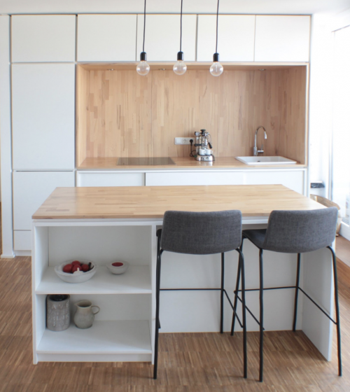 Rénovation complète d'une petite cuisine