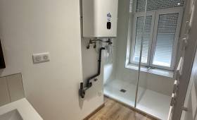 Salle de bain après