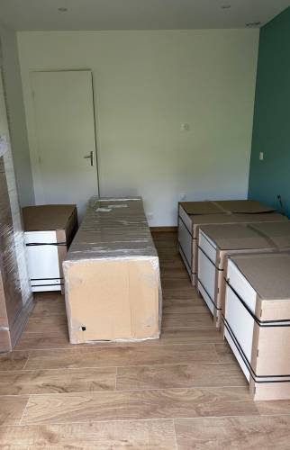 Réception du mobilier de cuisine sur mesure