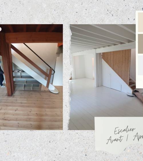Escalier Avant/Après