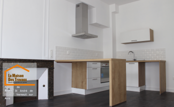 l’optimisation des espaces de vie pour une utilisation plus fluide, ainsi que la rénovation de la cuisine en un espace esthétique et fonctionnel 🍴