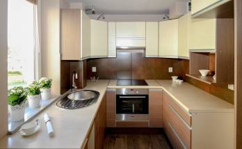 Rénovation complète et aménagement cuisine en U sur Saint-Ouen-L’Aumône (95310)