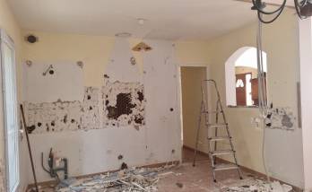 Dépose de la cuisine existante