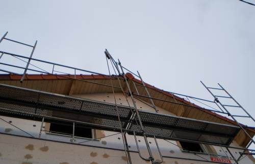 Echafaudage pour isolation et ravalement
