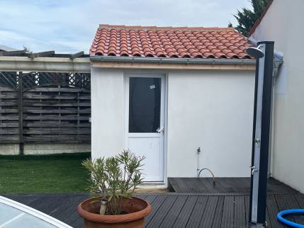 réfection maçonnerie et électricité local piscine