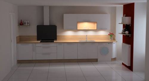 cuisine spacieuse lumineuse