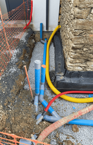 Travaux d’étanchéité et de drainage des murs périphériques à Sautron 6