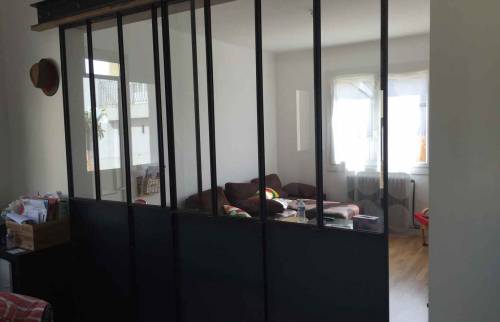 Porte verrière - Rénovation maison à Saint Sébastien