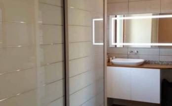 Salle de bain - vitre