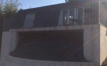 Réalisation d'une terrasse en hauteur à Chessy (77)