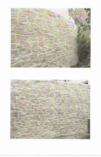 le mur après les travaux