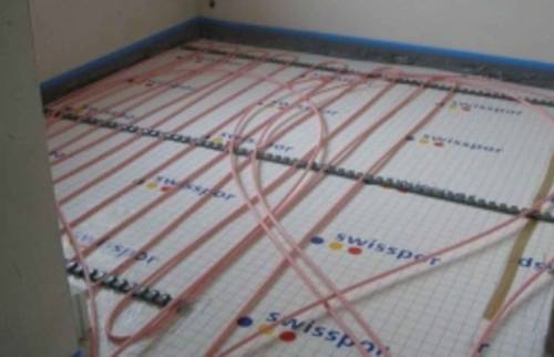Installation d'un plancher chauffant