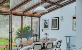 véranda à ossature bois 