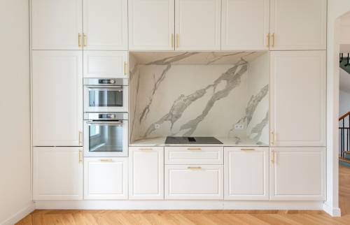 Rénovation de cuisine avec des matériaux de qualité à Paris 16e