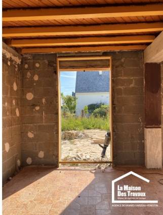 Grande fenêtre de salle à manger rénovation de maison