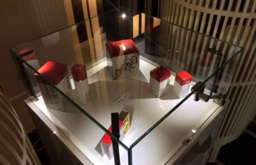 Création d'un vitrine en verre à Deauville