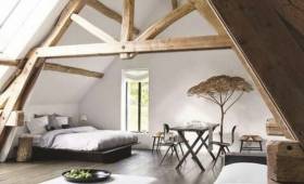 aménagement d'une chambre mansardée