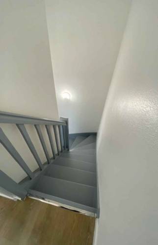 Rénovation de l'escalier d'un appartement à Deauville