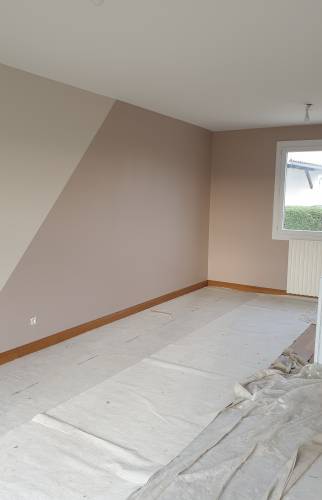 Effet fantaisiste dans l'espace salon