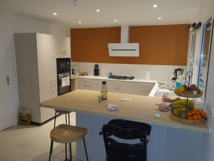 Résultat final : rénovation cuisine moderne à Bruz - Vue 2