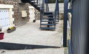 Escalier à Saint-Malo