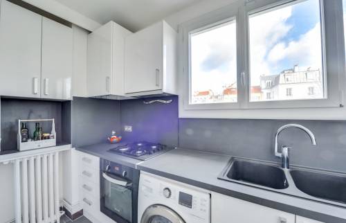 Cuisine rénovée coin cuisson