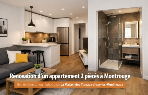 rénovation d'appartement à Montrouge