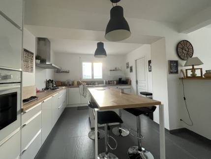 Agrandissement de la cuisine dans l'extension (Andrieu 14250)