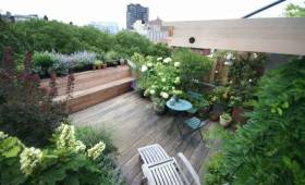 terrasse aménagée