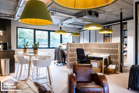 Bureaux en open space