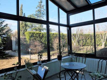Réalisation d'une Véranda pour création d'un atelier de peinture - Ouest Lyonnais