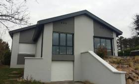 Saint Didier au Mont d'Or : Rénovation de la façade d'une villa contemporaine