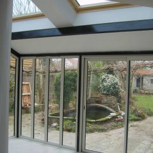 Construction d'une véranda, Loire-Atlantique - Vue intérieure