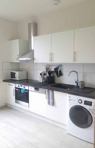 Rénovation appartement sur le Sillon Saint-Malo (cuisine)