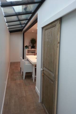 Création d'un accès pour pièces en enfilade