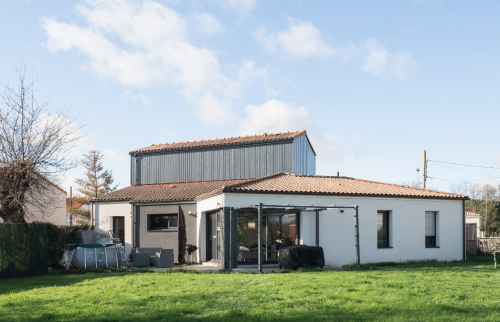 Surélévation d'une maison aux Sorinières