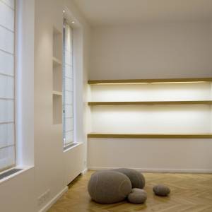Aménagement d'un hôtel particulier, Paris - Dressing aménagé