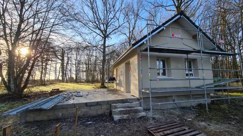 Pendant les travaux d'ITE