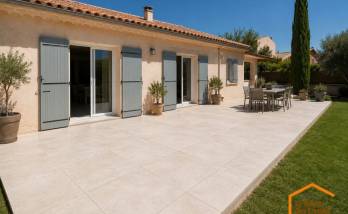terrasse carrelée