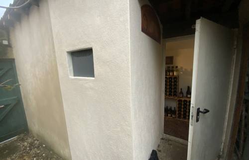 Entrée extension cave a vins La Maison Des Travaux Ales