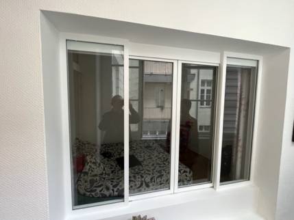 Verrière de la nouvelle chambre après rénovation - Nantes 44