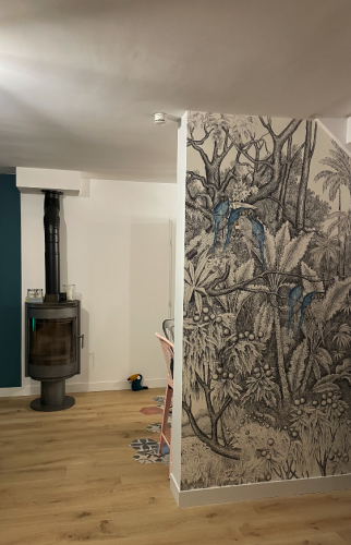 Rénovation des pièces au rez-de-chaussée dans une maison à Bouguenais